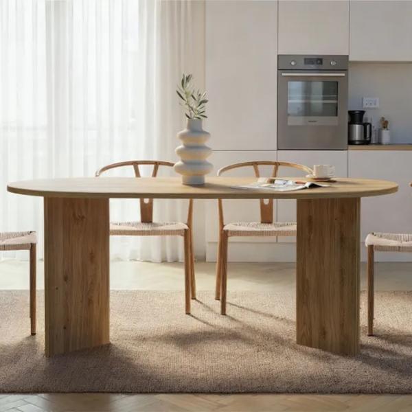 Masă de bucătărie fixă Trendy Sablin PAL melaminat/ Cadiz Oak photo 10
