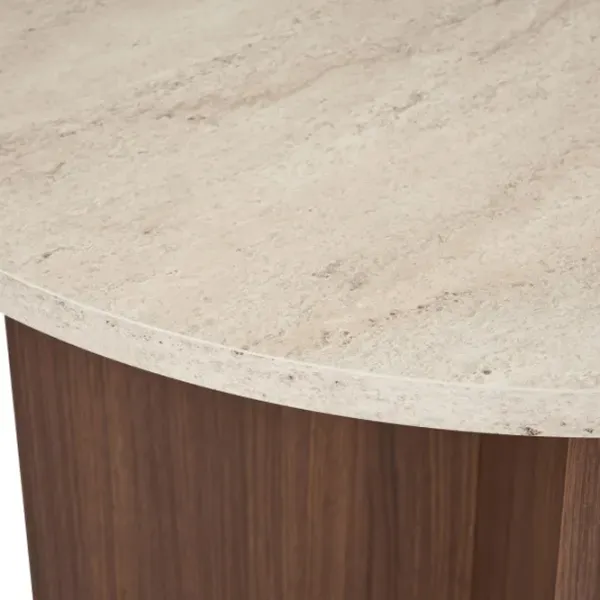 Masă de bucătărie fixă Trendy Sablin PAL melaminat/ Travertine photo 6