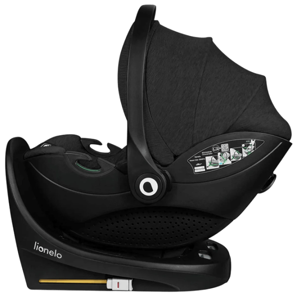 Scaun auto Lionelo Moxie I-Size  0 luni - 15 luni / 13 kg / Black photo 6