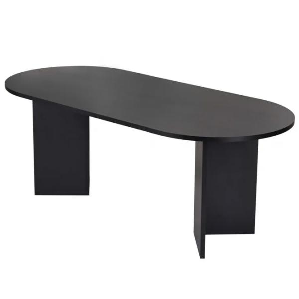 Masă de bucătărie fixă Trendy Sabella PAL melaminat/ Wood Black photo 1