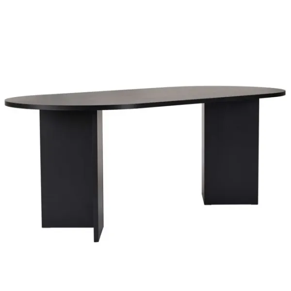 Masă de bucătărie fixă Trendy Sabella PAL melaminat/ Wood Black photo 2