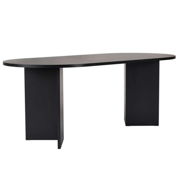 Masă de bucătărie fixă Trendy Sabella PAL melaminat/ Wood Black photo 2