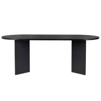 Кухонный стол зафиксированный Trendy Sabella Меламиновая ДСП/ Wood Black photo 3