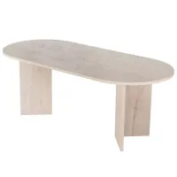 Masă de bucătărie fixă Trendy Sabella PAL melaminat/ Travertine
