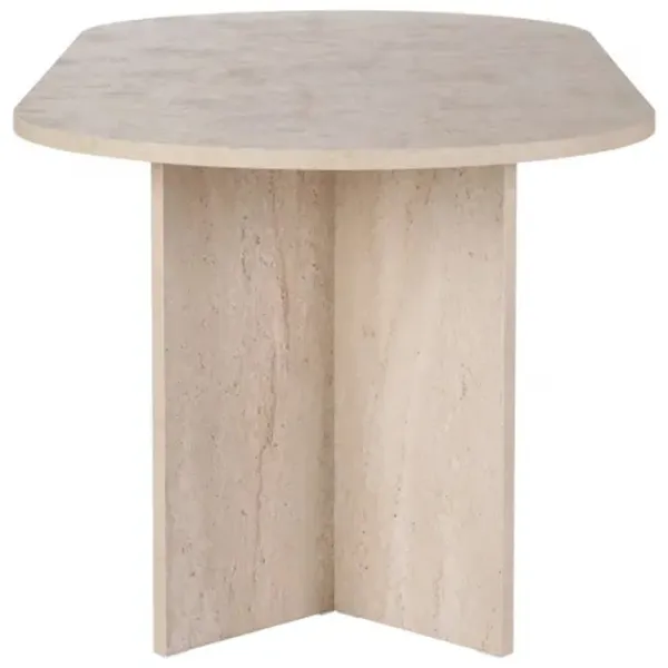 Masă de bucătărie fixă Trendy Sabella PAL melaminat/ Travertine photo 4