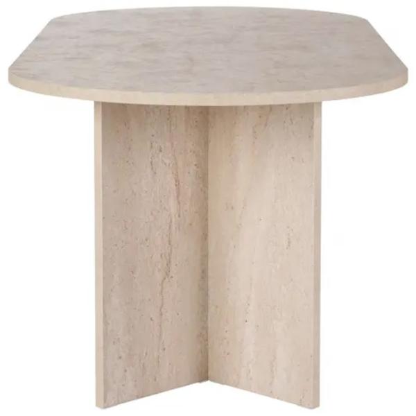 Masă de bucătărie fixă Trendy Sabella PAL melaminat/ Travertine photo 4
