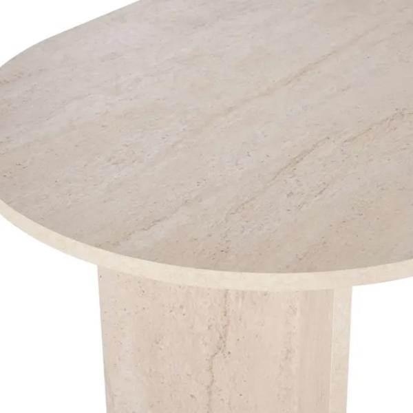 Masă de bucătărie fixă Trendy Sabella PAL melaminat/ Travertine photo 5
