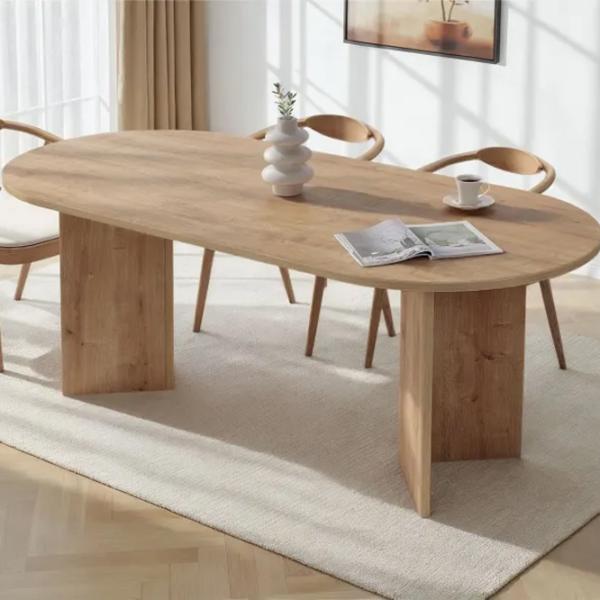 Masă de bucătărie fixă Trendy Sabella PAL melaminat/ Sapphire Oak photo 8