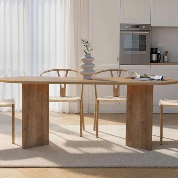 Masă de bucătărie fixă Trendy Sabella PAL melaminat/ Sapphire Oak photo 10