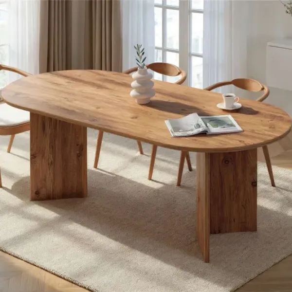 Masă de bucătărie fixă Trendy Sabella PAL melaminat/ Atlantic Pine photo 8