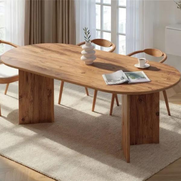 Masă de bucătărie fixă Trendy Sabella PAL melaminat/ Atlantic Pine photo 8
