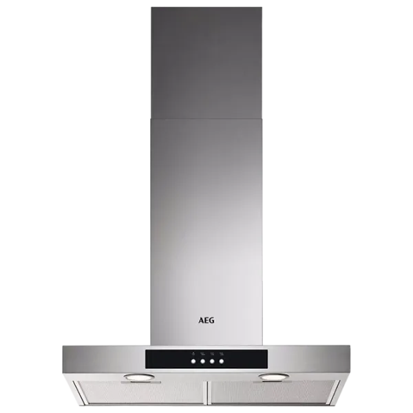 Hotă AEG DBB4651M Șemineu/ Inox/ Black photo 1