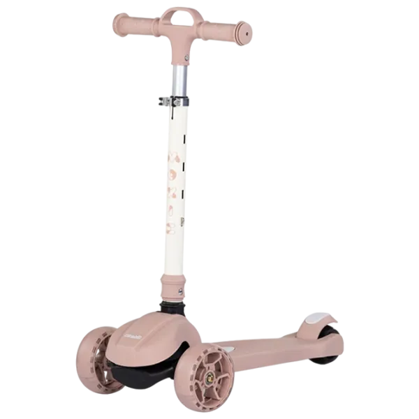 Trotinetă pentru copii cu trei roți Chipolino Moxie (DSMOX0263PI) 30 kg/ Pink photo 2