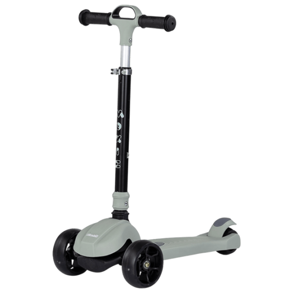 Trotinetă pentru copii cu trei roți Chipolino Moxie (DSMOX0262GR) 30 kg/ Green photo 2