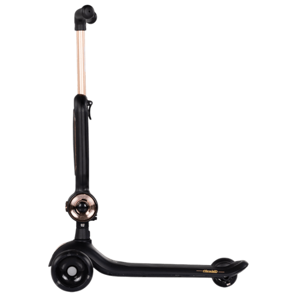 Trotinetă pentru copii cu trei roți Chipolino Bloomi (DSBLO0261BK) 50 kg/ Black photo 3