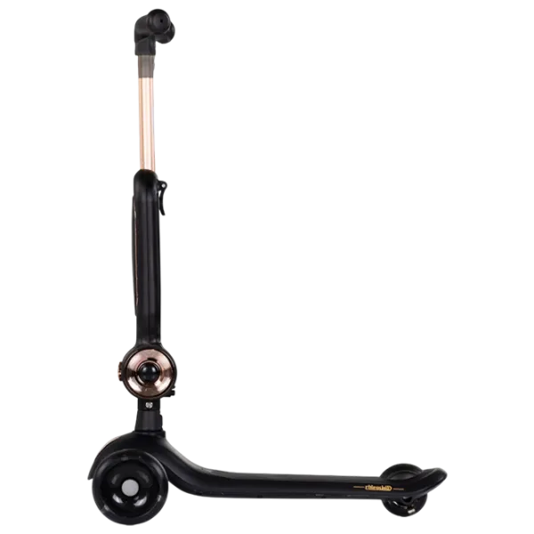 Trotinetă pentru copii cu trei roți Chipolino Bloomi (DSBLO0261BK) 50 kg/ Black photo 5