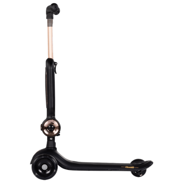 Trotinetă pentru copii cu trei roți Chipolino Bloomi (DSBLO0261BK) 50 kg/ Black photo 5