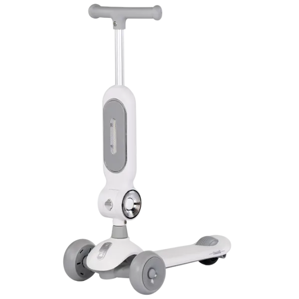 Trotinetă pentru copii cu trei roți Chipolino Bloomi (DSBLO0262GY) 50 kg/ Gray photo 1