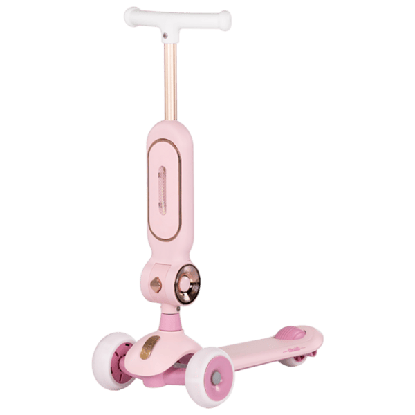 Trotinetă pentru copii cu trei roți Chipolino Bloomi (DSBLO0263PI) 50 kg/ Pink photo 1