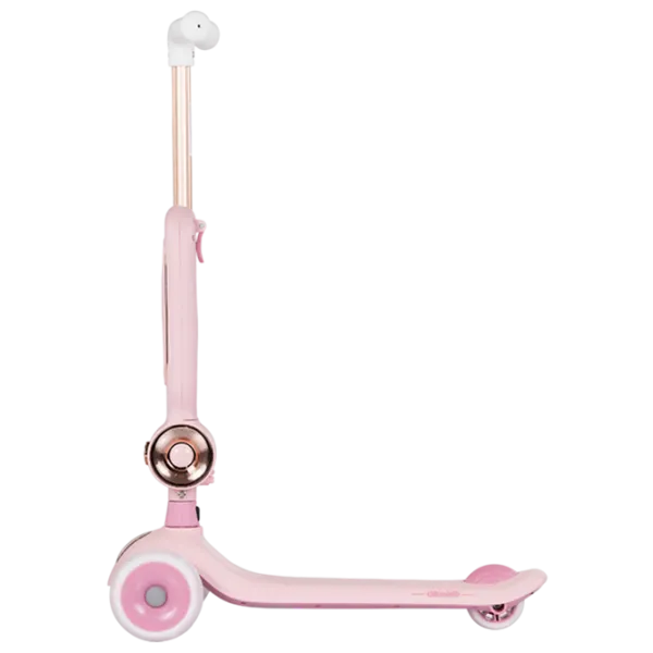 Trotinetă pentru copii cu trei roți Chipolino Bloomi (DSBLO0263PI) 50 kg/ Pink photo 3