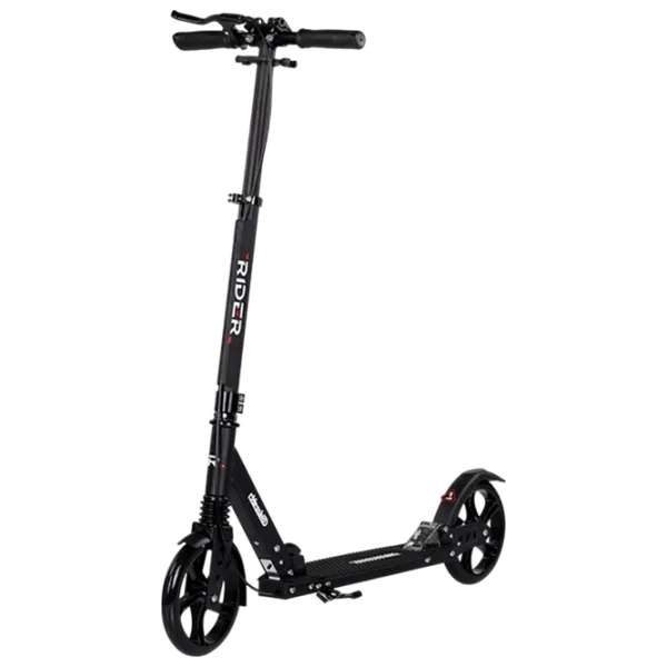 Trotinetă pentru copii cu două roți Chipolino Rider (DSRID0261BK) 100 kg/ Black photo 1