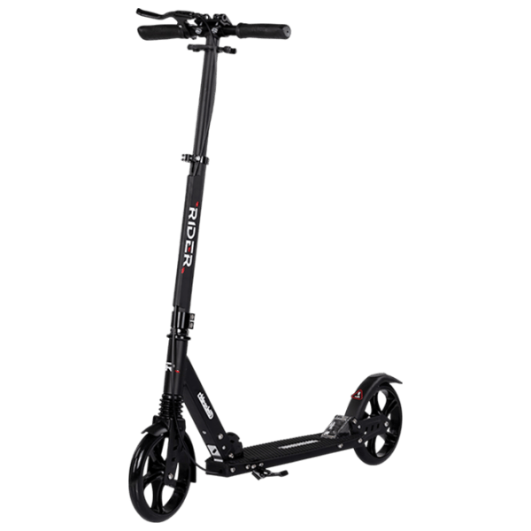 Trotinetă pentru copii cu două roți Chipolino Rider (DSRID0261BK) 100 kg/ Black photo 1