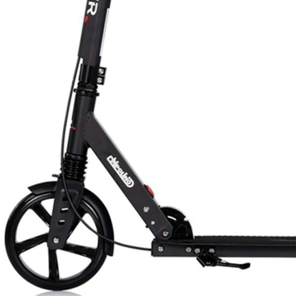 Trotinetă pentru copii cu două roți Chipolino Rider (DSRID0261BK) 100 kg/ Black photo 4