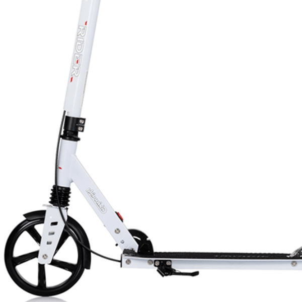 Trotinetă pentru copii cu două roți Chipolino Rider (DSRID0262WH) 100 kg/ White photo 5