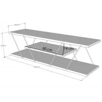 Тумба под телевизор Trendy Canaz 33 x 120 x 30см / ДСП photo 5