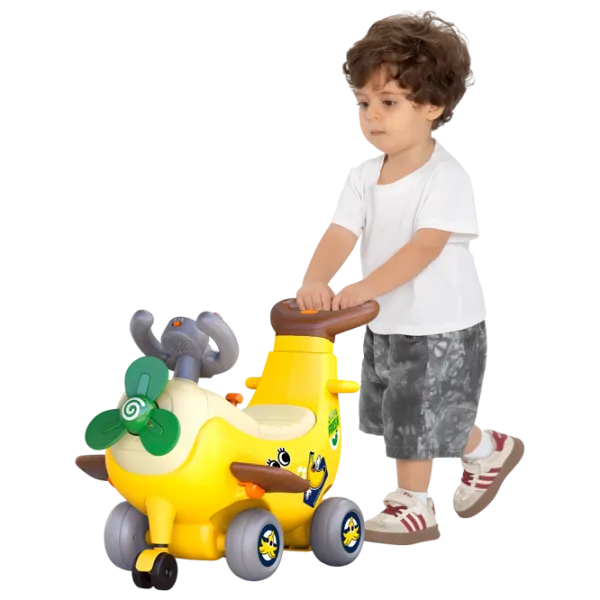 Tolocar Hola Toys Banana Plane (HE9983 ) 25 kg/ Yellow photo 4