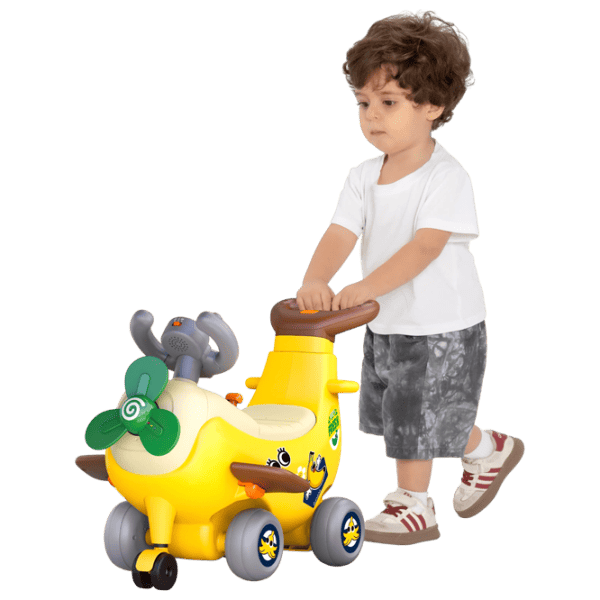 Tolocar Hola Toys Banana Plane (HE9983 ) 25 kg/ Yellow photo 4