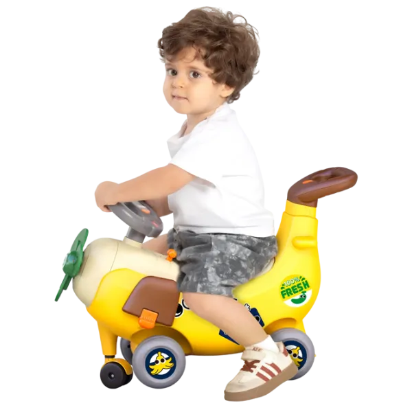 Tolocar Hola Toys Banana Plane (HE9983 ) 25 kg/ Yellow photo 5