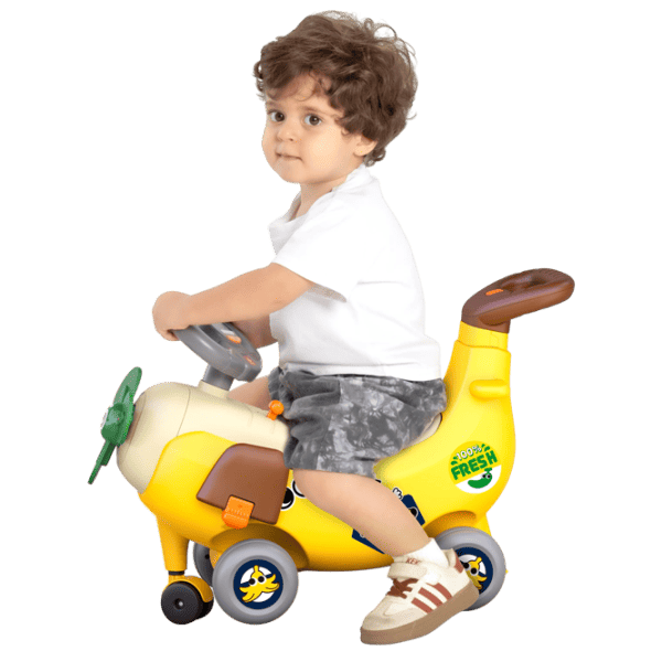 Tolocar Hola Toys Banana Plane (HE9983 ) 25 kg/ Yellow photo 5