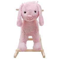 Jucărie balansoar Baby Mix Horse 1.5 ani - 3 ani / Pink photo 2