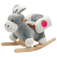 Jucărie balansoar Baby Mix Donkey 1.5 ani - 3 ani / Gray