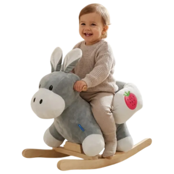 Jucărie balansoar Baby Mix Donkey 1.5 ani - 3 ani / Gray photo 2