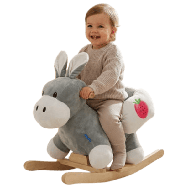 Jucărie balansoar Baby Mix Donkey 1.5 ani - 3 ani / Gray photo 2