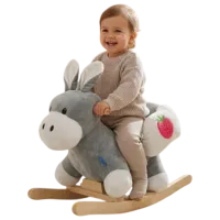 Jucărie balansoar Baby Mix Donkey 1.5 ani - 3 ani / Gray photo 2