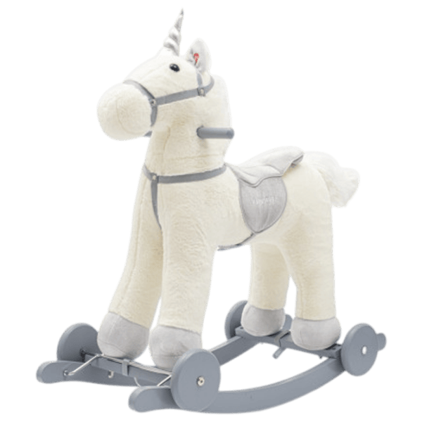 Jucărie balansoar Baby Mix Unicorn 1.5 ani - 3 ani / White photo 1