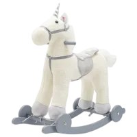 Jucărie balansoar Baby Mix Unicorn 1.5 ani - 3 ani / White