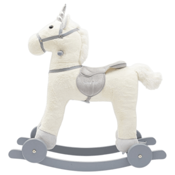 Jucărie balansoar Baby Mix Unicorn 1.5 ani - 3 ani / White photo 2