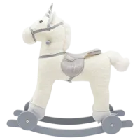 Jucărie balansoar Baby Mix Unicorn 1.5 ani - 3 ani / White photo 2