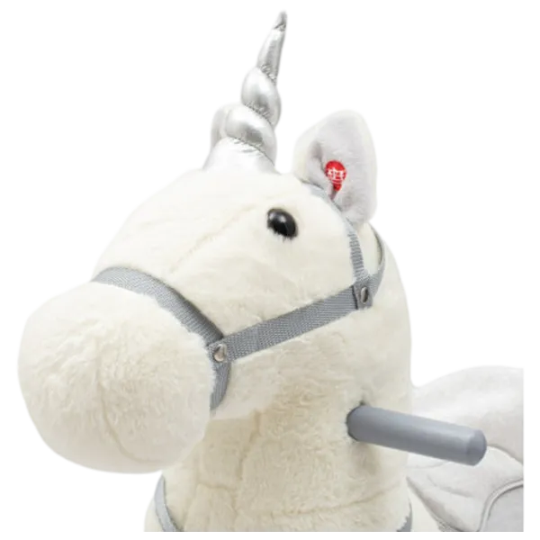 Jucărie balansoar Baby Mix Unicorn 1.5 ani - 3 ani / White photo 3
