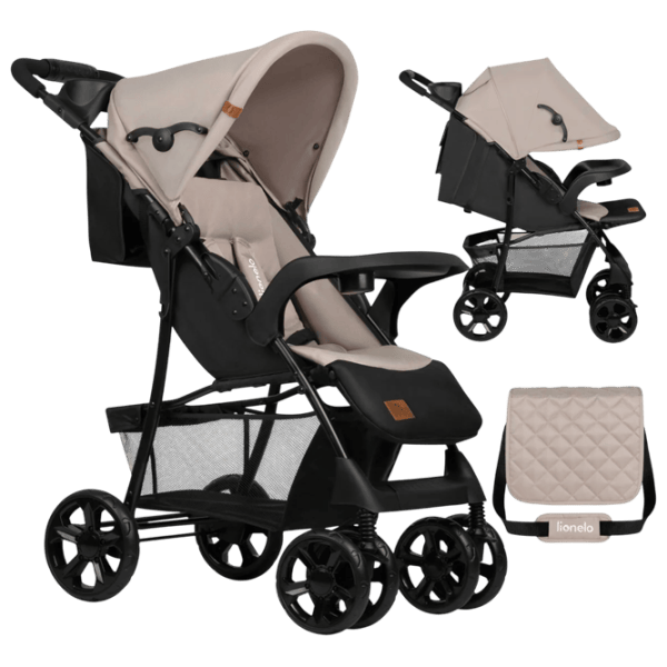 Cărucior pentru copil Lionelo Emma Plus LN.123434/ Beige photo 2