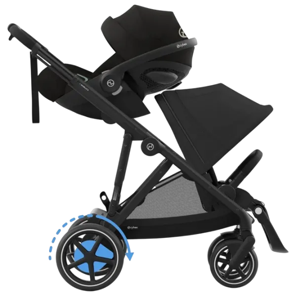 Cărucior pentru copil Cybex e-Gazelle S 524000517/ Black photo 4