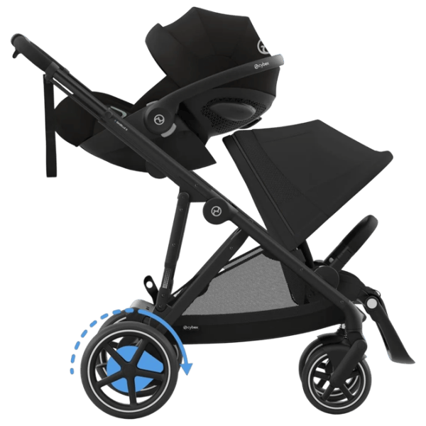 Cărucior pentru copil Cybex e-Gazelle S 524000517/ Black photo 4