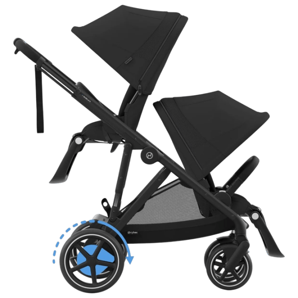Cărucior pentru copil Cybex e-Gazelle S 524000517/ Black photo 5
