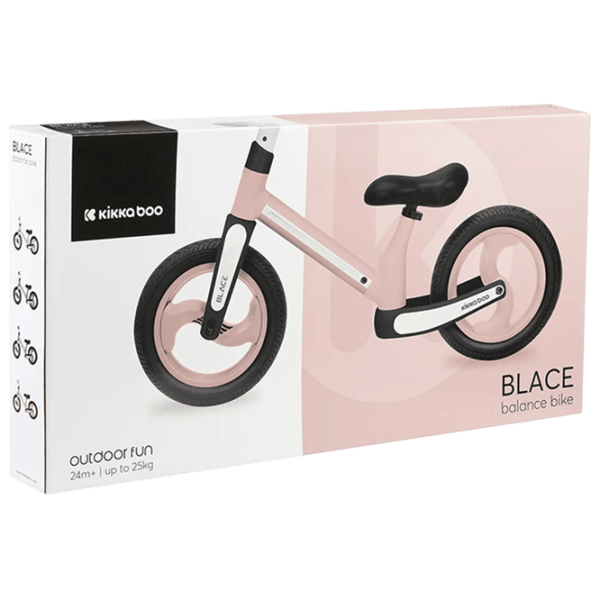 Bicicletă fără pedale KikkaBoo Blace  Metal / Pink Black photo 9