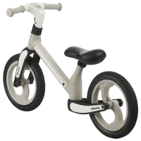 Bicicletă fără pedale KikkaBoo Blace Metal / Beige Black photo 2