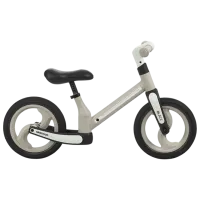 Bicicletă fără pedale KikkaBoo Blace Metal / Beige Black photo 4